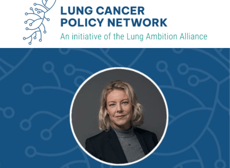 Lung cancer policy network meets our co-founder